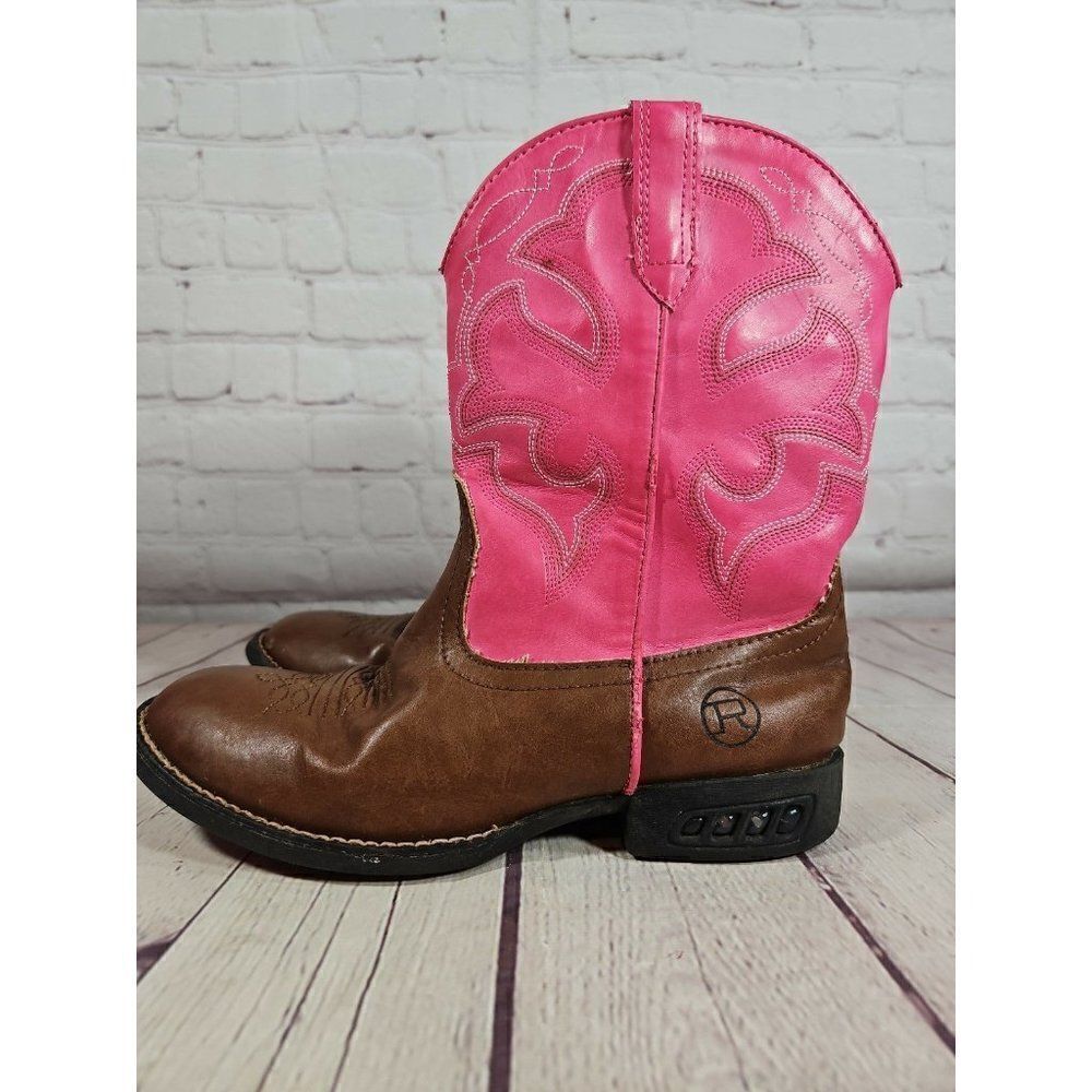 Roper Western Cowboy Boots Little Girls Size 2